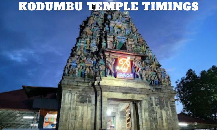 Kodumbu Temple Timings
