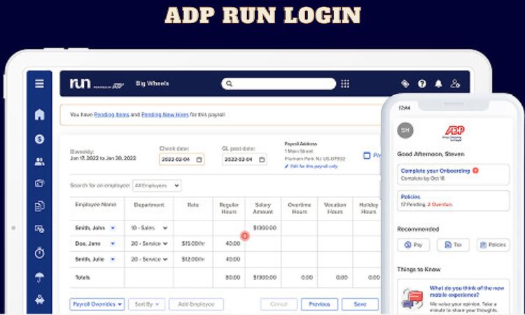 ADP Run Login