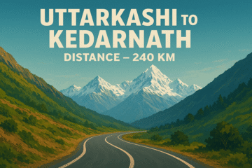 Uttarkashi to Kedarnath Distance