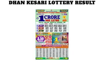 Dhan Kesari Lottery Result Today