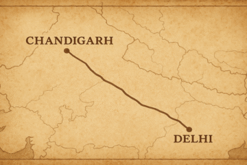 Chandigarh to Delhi Distance
