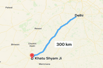 Delhi to Khatu Shyam Distance
