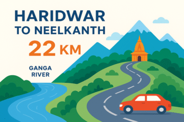 Haridwar to Neelkanth Distance