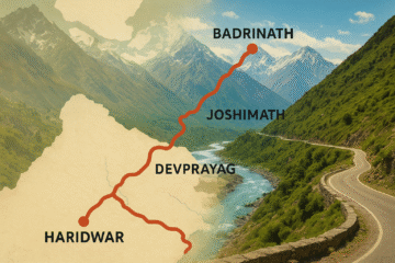 Distance from Haridwar to Badrinath