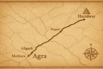 Agra to Haridwar Distance