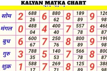 Kalyan Matka Chart