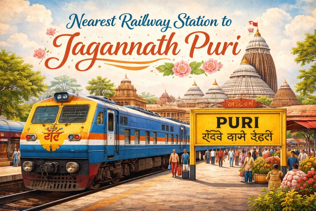 Nearest Railway Station to Jagannath Puri