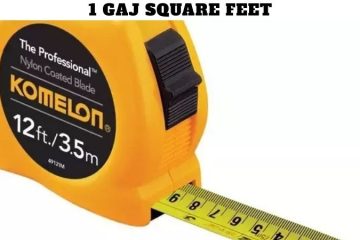 1 Gaj Square Feet
