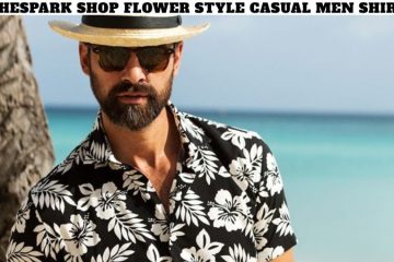 TheSpark Shop Flower Style Casual Men Shirt