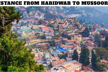 Distance from Haridwar to Mussoorie