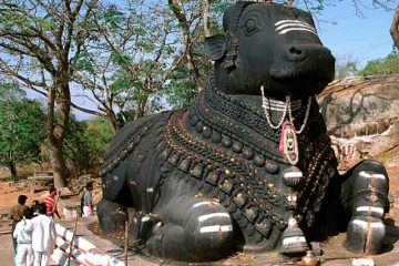 Nandi bull in the Shiv temple