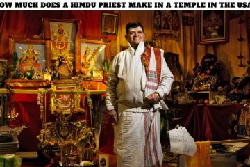How Much does a Hindu Priest make in a temple in the USA?