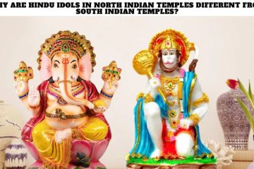 Why are Hindu Idols in North Indian Temples different from South Indian Temples