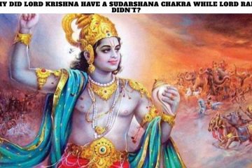 Why did Lord Krishna have a Sudarshana Chakra while Lord Rama didn’t?